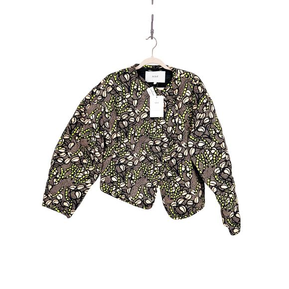 A.L.C. Emory Quilted Jacket Green Kick Multi Size S NEW - Picture 2 of 6